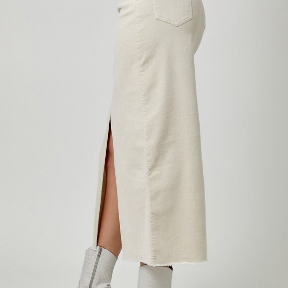 Beige Corduroy Maxi Skirt - NWT - Picture 5 of 5